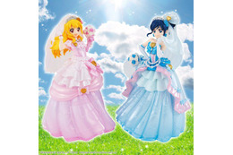 「アイカツ！」星宮いちご＆霧矢あおい、キュートな花嫁衣装で立体化！アプリ用イラストを再現 画像