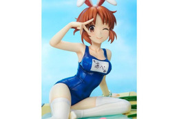 「デレマス」安部菜々がスク水コスでキャハ☆っと決めポーズ！フィギュア化 画像