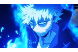 秋アニメ「ヒロアカ」6期 荼毘（CV：下野紘）から衝撃の事実が！ 死んだはずのベストジーニスト（CV：緑川光）も登場!? 第12話先行カット 画像