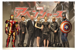 「アベンジャーズ」ジャパンプレミアにジョス・ウェドン監督、新メンバー役のエリザベス・オルセン登壇 画像