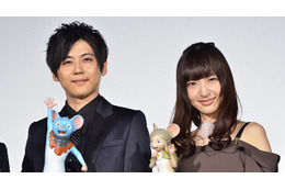「GAMBA ガンバと仲間たち」完成披露舞台挨拶　梶裕貴、神田沙也加が喜びの声 画像