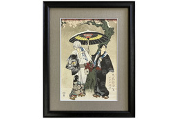 「ゲ謎」鬼太郎の父と水木の友情が美しく浮世絵に…！「ゲゲゲ浮世絵」新作が登場 画像