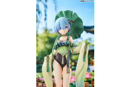 鬼がかってますね「リゼロ」レム、大胆な姿でフィギュア化☆ 緑を感じる庭園中の休み♪ 画像