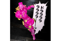 “ドララララララララーッ”「ジョジョ」クレイジー・ダイヤモンドの超像可動フィギュアが登場ッ!!クリアピンク＆ゴールドの豪華仕様!! 画像