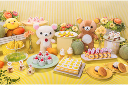 リラックマとあま～いスイーツを楽しんじゃおう♪ 「リラックマ」アニバーサリーケーキプレートが新登場！ ホテルニューオータニ幕張コラボビュッフェで特別なお祝いを 画像