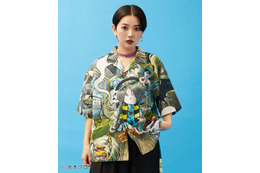 「ゲゲゲの鬼太郎」の妖怪を和モダンに大胆デザイン！ アロハシャツや和羽織が存在感抜群◎ 画像