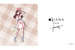 VTuberキズナアイ×ダイアナのビジュアルが可愛い♪ 店頭プロモーション第2弾としてビジュアルを店頭やSNSで展開