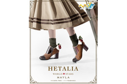俺俺っイタリア、出席だよ！「ヘタリア」イタリア、ドイツ、日本で世界観を表現したブーツが登場☆ “星”のスタッズも配置【MAYLA】