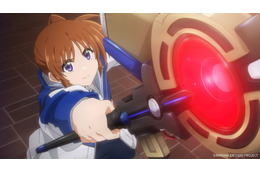 夏アニメ「なのはEXGV」EXCEEDSの駆除隊員として活動を始めたシイナは、橋から飛び降りようとする少女を見つけて助けに入ったのだが…第3話先行カット 画像