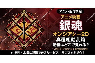 アニメ「銀魂オンシアター2D 真選組動乱篇」の配信はどこで見れる？お得に見れる動画配信サイトを紹介 画像