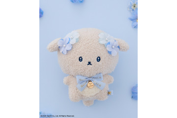 「いしよわちゃん」がMaison de FLEURと初コラボ♪ブルーのお花をまとったキュートなアイテムが登場！ 画像