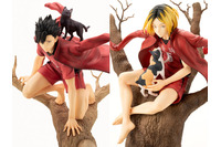 「ハイキュー!!」黒尾鉄朗＆孤爪研磨のフィギュア登場！ ジャージ、筋肉、猫…細部までこだわり♪ 千葉崇洋の描き下ろしビジュアルが立体化 画像