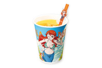 「ワンピース」ナミのみかんソーダに“メラメラの実”モチーフのアイスもなかも！「くら寿司」コラボに新メニュー 画像