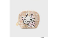 「ディズニー」マリーちゃんの華やかで上品な“大人かわいい”雑貨登場♪ ツィードポーチ・リップケース・トート 画像