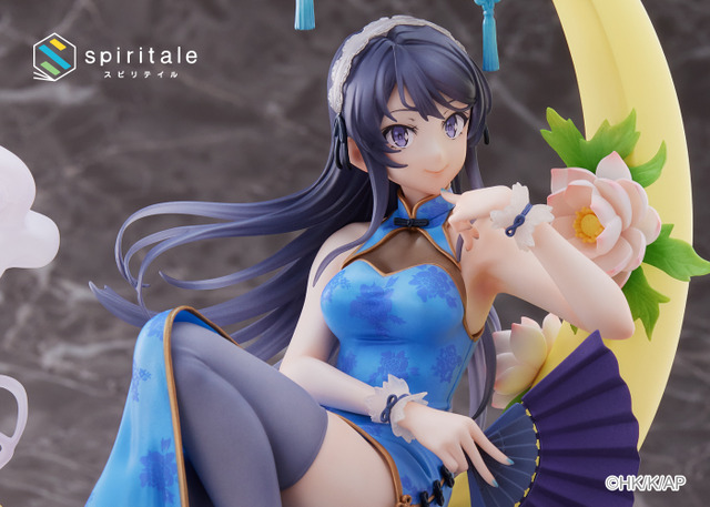 spiritale「青春ブタ野郎はバニーガール先輩の夢を見ない 桜島麻衣～チャイナドレスver.～ 1/7スケールフィギュア」（C）2018 鴨志田一／KADOKAWA アスキー・メディアワークス／青ブタ Project（C）TAITO CORPORATION 2022 ALL RIGHTS RESERVED.