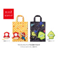 「スーパーマリオ　ラッピング×エコバッグ ミニ（スーパーキノコ）」「スプラトゥーン3　ラッピング×エコバッグ ミニ（イカ［イエロー］）」（C）Nintendo