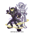 『TIGER & BUNNY 2』×『ぷよぷよ!!クエスト』[★7] Mr. ブラック＆ヒーイズトーマス（CV:千葉 翔也 ＆ 島﨑 信長）（C）BNP/T&B2 PARTNERS（C）SEGA