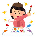 好調な芸術家のイラスト「いらすとや」