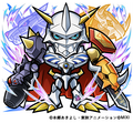 『コトダマン』×『デジモンアドベンチャー』オメガモン（C）本郷あきよし・東映アニメーション