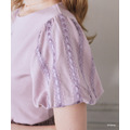 Areeam Disney Collection「Disney Princess」バルーンスリーブTシャツ（Lavender）着用イメージ