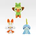 「一番くじ Pokemon 30th ANNIVERSARY vol.2」　F賞：ガラル地方 旅立ちの3匹 ぬいぐるみ（選べる全3種）