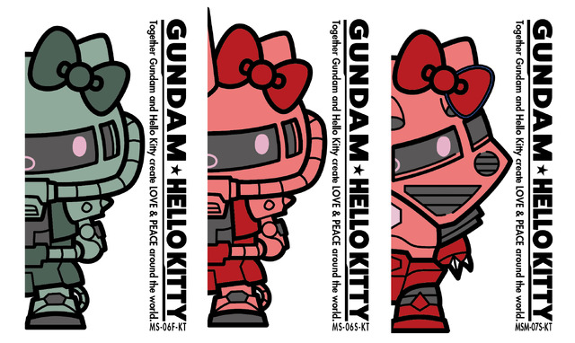 「2020年 愛と平和のガンダム&ハローキティプロジェクト」ジオン軍×ハローキティ(C)創通・サンライズ(C)’76, ’19 SANRIO 著作(株)サンリオ
