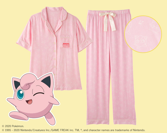 「プリンのすやすやシャツパジャマ」3,980円（税抜）（C） 2020 Pokemon. （C） 1995 - 2020 Nintendo/Creatures Inc./GAME FREAK inc.TM, R, and character names are trademarks