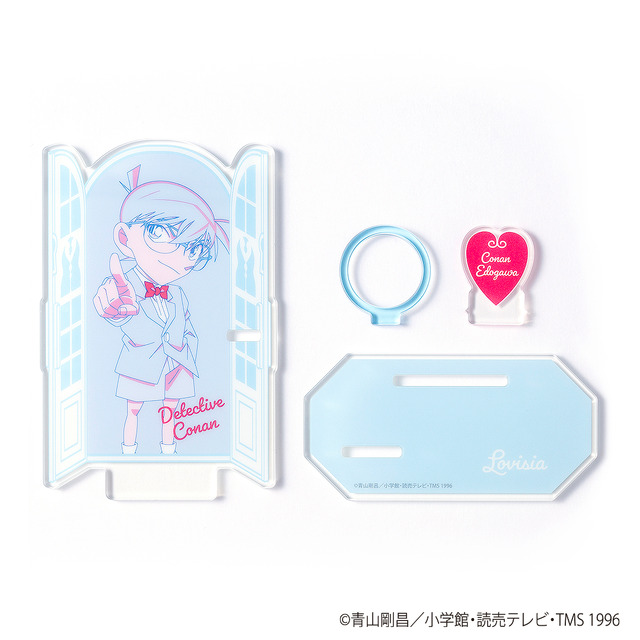 『Lovisia 名探偵コナンリップクリーム＆リップスタンド セット』各1,870円（税込）